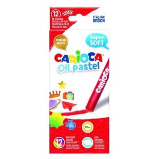 Λαδοπαστέλ Carioca 12 χρωμάτων Maxi (43277)